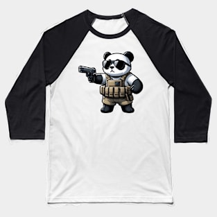 Tactical Panda Baseball T-Shirt